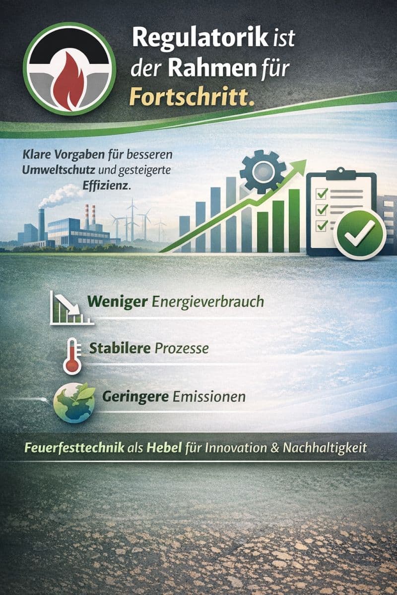 Industrieanlage in Deutschland mit modernem Umweltmanagement und Compliance-Zertifizierungen