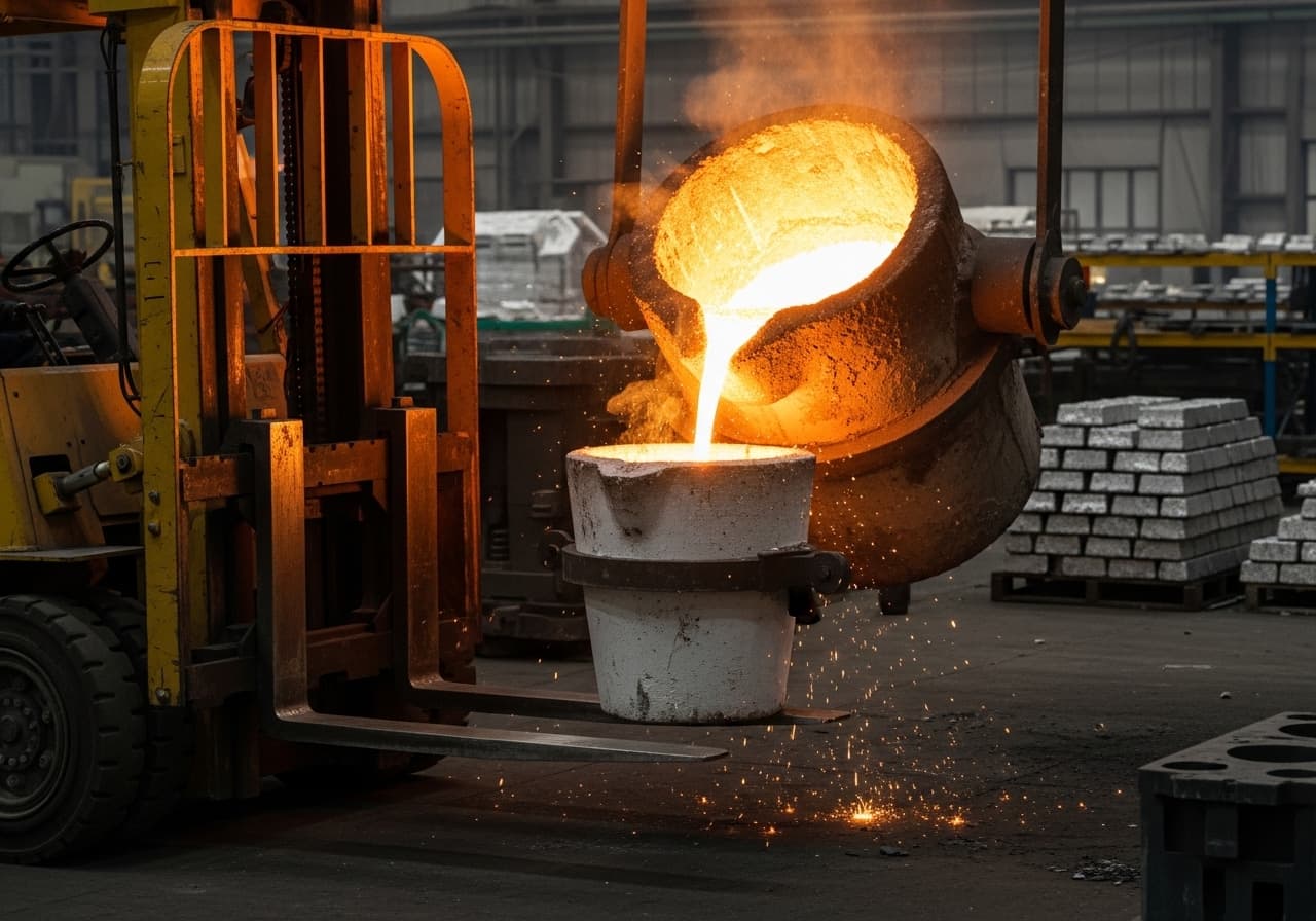 Transfer crucible