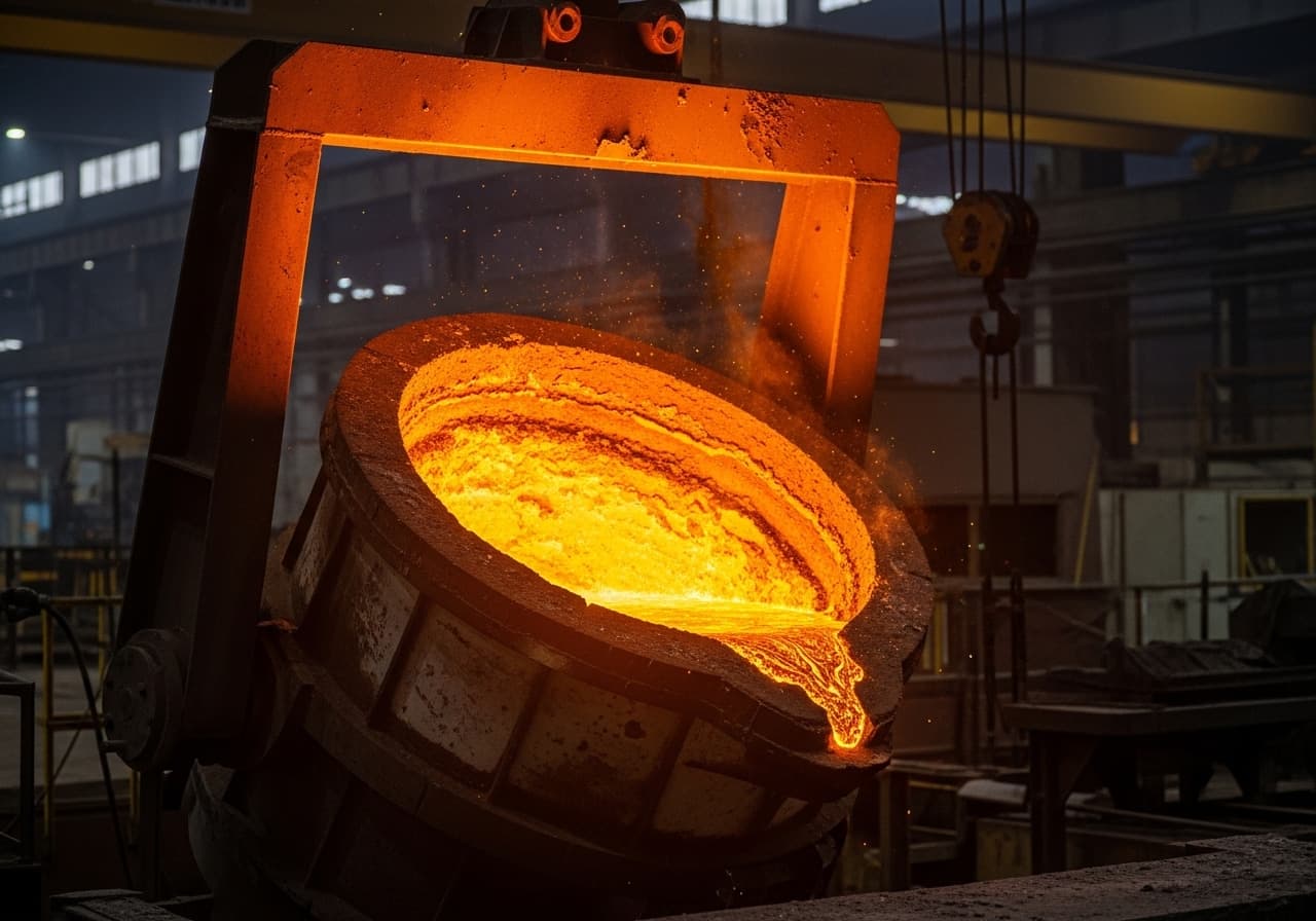 Aluminium melting furnace