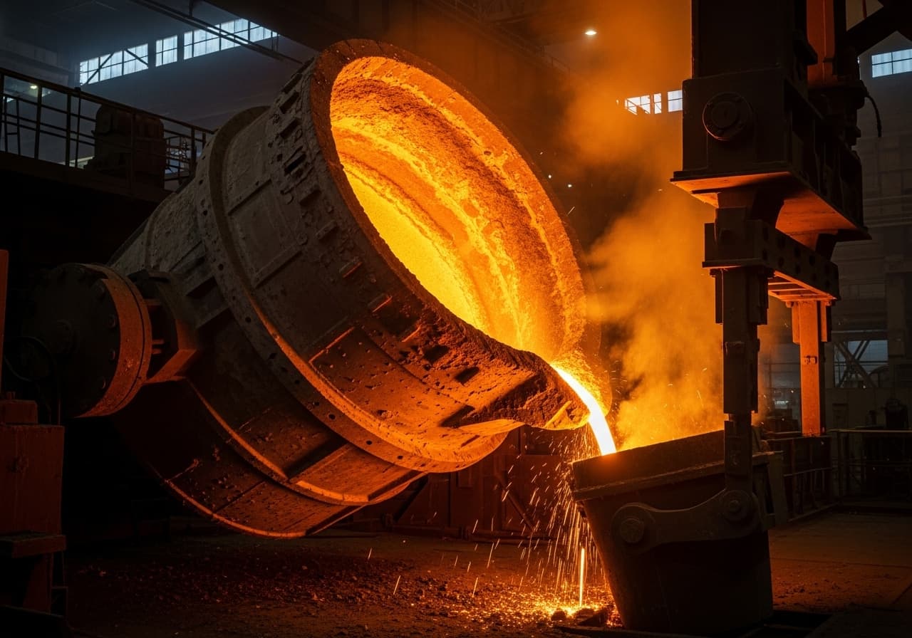 Hot metal mixer