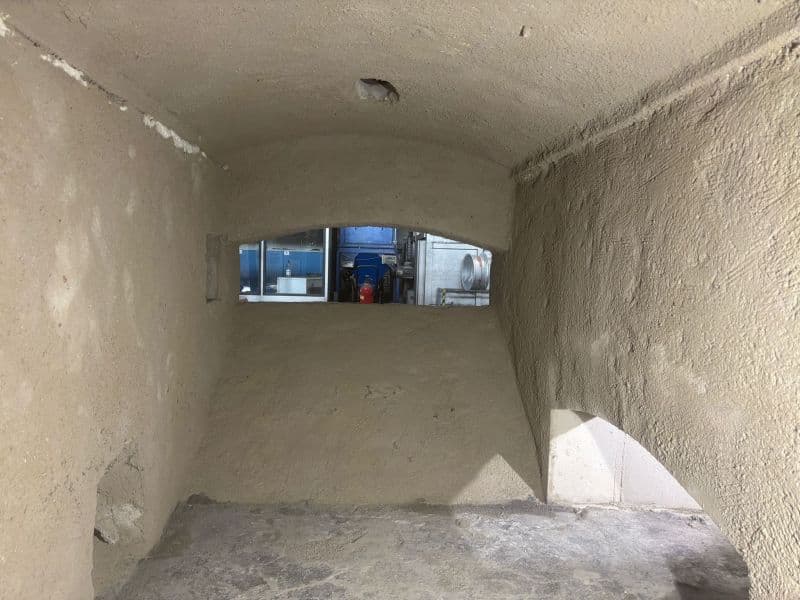 Chip melting furnace during the overhaul by SBS Refractory Service